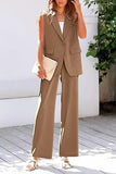 Fongt Vest Suit Suit Women's Clothing