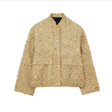 Fongt Explosion Women's Autumn/Winter New Fashion Lien Jacket Jacket