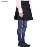 Children's Cotton Pantyhose Knitting Mesh Breathable Spring Summer Dance Performance School Uniform Tights For