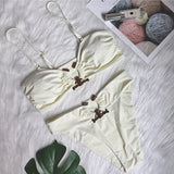 Diamond Bikini 2021 Sexy Solid One Shoulder High Cut Push Up Swimsuit Female Crystal Bathing Suit Brazilian Thong