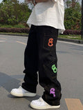 Men's Multi Pocket Printed Cargo Jeans-Outfit
