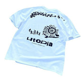 Short Sleeves Latest Album UTOPIA Album Same Printed T-Shirt Hip-Hop High Street Half Sleeves-Outfit