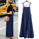 Trousers Loose Solid Color Wide
