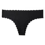 Fongt Lady One-Thick Thread Wave Side Cotton Crotch Low-Waist Bikini Trousers