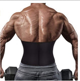 Men's Popular Style Three-Breasted Plastic Belt Neoprene Fitness Sweating Back Support Belt-Outfit