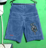 Shorts Y2K Hip Hop 2023 Original Gothic Pocket Baggy Jeans Shorts Man-Outfit