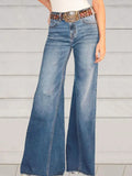 Vintage Wide-Leg Jeans Woman-Outfit