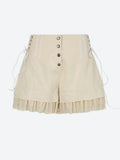 Ruffled Lace Up