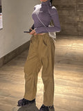Zip-Up Long Sleeve Crop Top-Outfit