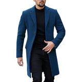 Fongt New Hair Coat Man's Coat Burst Japan And South Korea Single Buckle Cardigan Coat