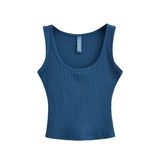 Trend Women's Wear In Summer Sexy Spicy Girls Wide-Edged Threaded Cotton Vest Slim And Slim Bottom Suspender-Outfit