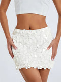 Sexy Women Sparkle Sequined Skirts Summer Party Clubwear Glitter Bodycon Short Mini Pencil Skirts Streetwear 2023 New-Outfit
