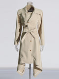 Australian Show Irregular Design Jacket 2025 New Fashion Temperament High-End Feeling With A Collared Windcoat