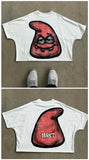 Printing Of Men's T-Shirt Blutosatire Billdog Cotton Oversized Picture-Outfit
