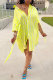 Tie Up Button Up Casual Shirt
