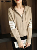 Knitted Cardigan Jackets Spring Fall Women's Sweaters Sweatshirts New 4xl Korean Knitwear Gilet Coats Casual Malhas