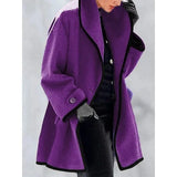 Women's Down Jacket Autumn Winter Women Wool Coat Trench Jacket Ladies Warm Slim Long Overcoat Fashion Loose Jacket