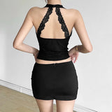 Fongt Summer New Women's Pure Wind Swing Neck Elegant Polka Dot Small Vest-Outfit