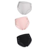 Hot Sale Cotton Panties Comfot Seamless High Waist Women's Panties Solid Lace Briefs Underwear Sexy Plus Size