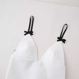 New Bow Tie Short Suspender Dress 2180378-Outfit