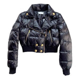 Short Parka Ultra Light Warm Coat Women 2024 Fashion Thicken Winter Short Jacket Female Windproof Rainproof Warm