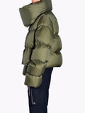 Women Cotton-padded Coat Scarf Collar Zipper Full Sleeves Panelled Thick Warm Parka Jackets Winter 2023 New-Outfit