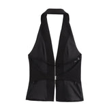 New Street Style In Summer Hangs A Collar Jacket With Bare Back 3508777 250-Outfit