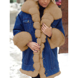 Fongt Lady Fur All-Cowboy Long-Sleeved Jacket In Large Quantities