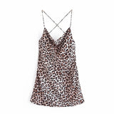 V-Neck Sleeveless Backless Sexy Mini Dresses 1028-1-Outfit