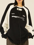 Hop Oversize Raglan Sweatshirt with