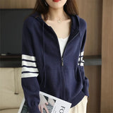 Knitted Cardigan Jackets Spring Fall Women's Sweaters Sweatshirts New 4xl Korean Knitwear Gilet Coats Casual Malhas