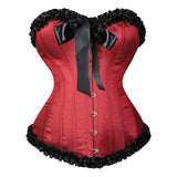 New Court Harness Top Rules Black Lotus Leaf Lace Body Suit-Outfit