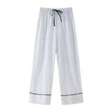 Spring Striped Shirt 2010782 Pajamas Style Trousers 3152406-Outfit