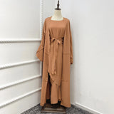 Cotton Blend Wear Dress Skirt Three-piece
