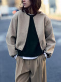 Fongt And Autumn 2025 Fashion New Soft Bomber Jacket Women's M56867