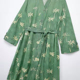 New Printed Belt Slim And Slim Long Dress 2183049-Outfit