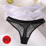 Sexy Panties Women G-String Thong Lace Underwear Pantys Low-Waist Female Underpants Mesh Perspective Briefs
