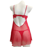 Fongt Pajamas Women 2025 New Pure Desired Style Advanced Sensing Chest With Pajamas With Sleeping Skirts Summer Transparent Lace Set