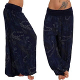 Digital Printing Long Wide-leg Casual
