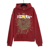 Fongt 2025 Spoder Spider Web Print Hooded Hooded Hooded Hooded Casual Loose New