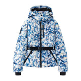 Fongt Women's Autumn Autumn Winter New Multi-Color Ski Series Giose Hooded Cotton Jacket