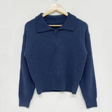 Vintage Zip Up Casual Versatile Cardigan-Outfit