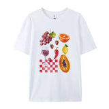Fruit Wine Printed Graphic Tee-Outfit