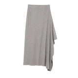 Fongt Spring Long Sleeve Clasp Dress Loose Sweater Tight Skirt Knit Set