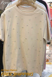 Loose 2023 Spring and Summer Short-sleeved Temperament T-shirt