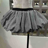Personalized Demon Horn Fish Bone High-End Satin Strap Bras + Tangle Pongasaki Short Skirts Two