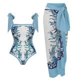 Fongt One-Piece Bikini Suit Women's Bikini Three-Piece