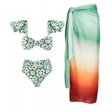 Sexy Fashion One Piece Swimsuit Solid 3D Flower Summer Women Swimwear Beachwear Summer Luxury Monokini Bathing Suit-Outfit