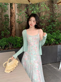 Fongt Xixi 2025 Spring New Korean Version Of Temperament Long-Sleeved Knitted Cardigan Women Sunscreen Shawl Women 25268
