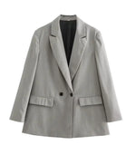 Fongt Women's Explosive Fashion Casual Temperament Commute Multi-Color Suit Long-Sleeved Coat